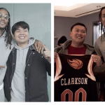 VIP winner enjoying a meet and greet with Knicks player Jordan Clarkson (left) and “The Windy City Assassin” Derrick Rose (right)